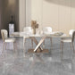 Metal Contemporary Rectangle Dining Table Sintered Stone Dining Table with Pedestal Base Clearhalo ' dining_table' 'Dining Tables & Seating' 'Dining Tables' 'furn' 'furn_dining_table' 'Furniture' 'furniture_dining_table' 'Kitchen & Dining Furniture' 'kitchen&dining_furn' 'kitchen' 'kitchen_dining_table' 1200x1200_cc98764f-2150-453a-8fd4-3ff8bebb91e4