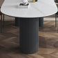 Metal Contemporary Free Form Indoor Table Sintered Stone Top Table for Dining Room Clearhalo ' dining_table' 'Dining Tables & Seating' 'Dining Tables' 'furn' 'furn_dining_table' 'Furniture' 'furniture_dining_table' 'Kitchen & Dining Furniture' 'kitchen&dining_furn' 'kitchen' 'kitchen_dining_table' 1200x1200_cc9c96db-d2df-483f-a927-bf197ad60d5c