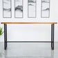 Industrial Style Pub Dining Set 1/2/5/9 Pcs Rectangular Solid Wood Pub Set for Home