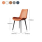 Modern Style Chair Dining Armless Chairs for Kitchen with Metal Legs Clearhalo 'Dining Chairs' 'Dining Tables & Seating' 'dining_chair' 'furn' 'furn_dining_chair' 'Furniture' 'furniture_dining_chair' 'Kitchen & Dining Furniture' 1200x1200_cc9f2ef0-09a8-4ffd-8c10-292fce1046c2