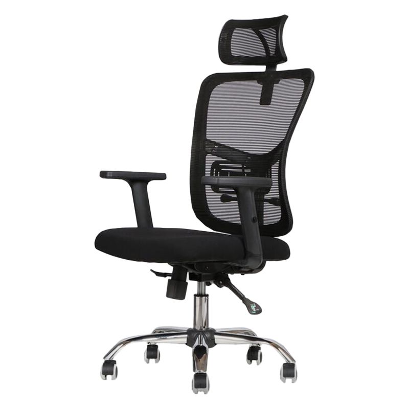 Silla de oficina contemporánea Silla de malla para computadora Silla de trabajo ergonómica con ruedas