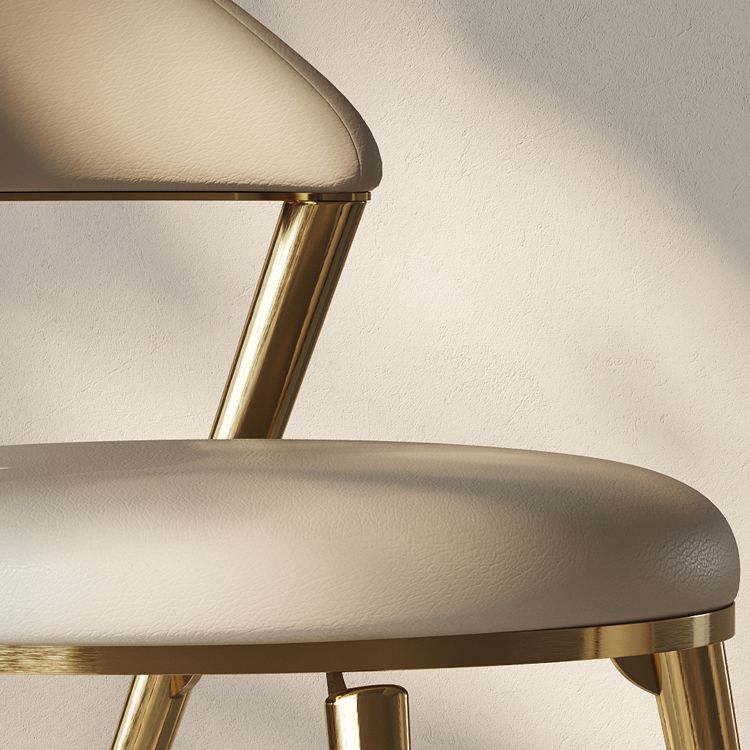 Upholstered Side Chair Nordic Style Open Back Armless Chair in Grey Clearhalo 'Dining Chairs' 'Dining Tables & Seating' 'dining_chair' 'furn' 'furn_dining_chair' 'Furniture' 'Kitchen & Dining Furniture' 1200x1200_cca26c32-563c-459c-89a8-9184d2282461