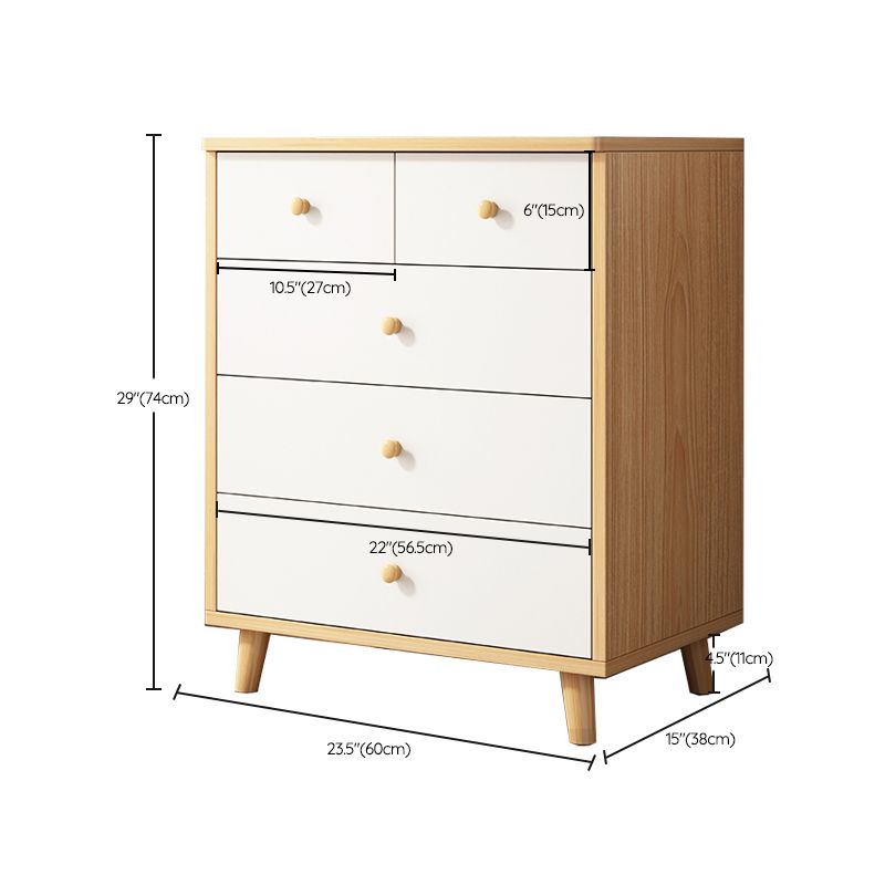 Modern Rectangle Storage Cabinet with Drawer Wooden Accent Cabinet