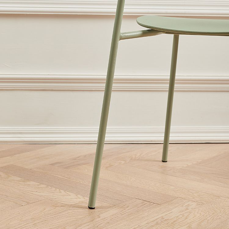 Contemporary Style Dining Chair Dining Armless Stackable Side Chair with Metal Legs Clearhalo ' kitchen&dining_furn' 'Dining Chairs' 'Dining Tables & Seating' 'dining_chair' 'furn' 'furn_dining_chair' 'Furniture' 'furniture_dining_chair' 'Kitchen & Dining Furniture' 'kitchen' 1200x1200_cca4f030-bef4-44dc-8289-1fe4ab0bb86d