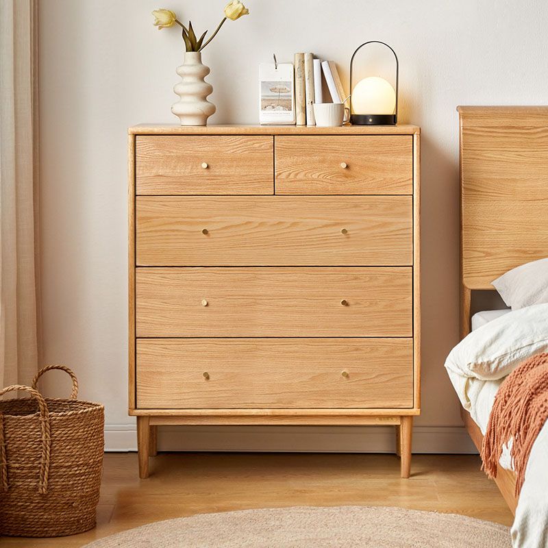 Cofre de soltera de almacenamiento de madera contemporánea de tocador vertical para casa