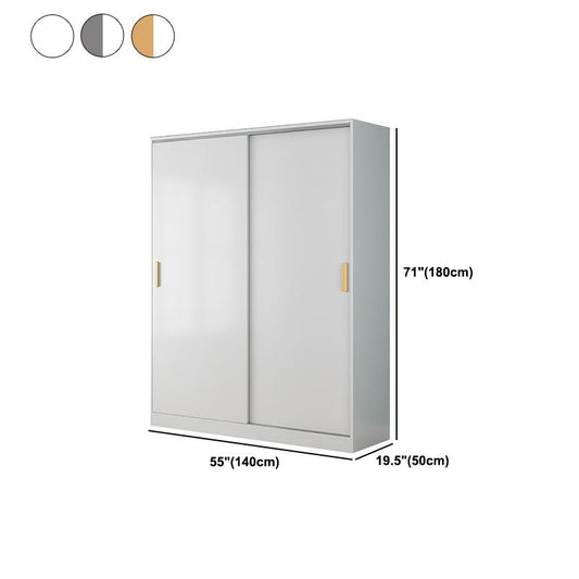 Entwickelter Holzgarderobenschrank moderner Kleiderschrank mit Regalen