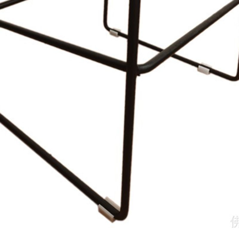 Scandinavian Black Metal Plastic Counter Stools Backless Bar Stools (Set of 4) Clearhalo 'Bar Furniture' 'Bar Stools' 'bar_stools' 'furn' 'furn_bar_stools' 'furniture_bar_stools' 'Kitchen & Dining Furniture' 'kitchen&dining_furn' 'kitchen' 'kitchen_furn' Furniture' 1200x1200_ccaa85a9-121c-4987-9966-ed80c8146725