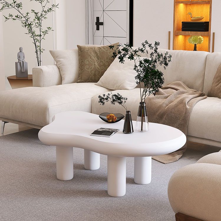 4 Legs Coffee Table Wood Geometric Coffee Coffee or End Table Clearhalo 'Coffee & Accent Tables' 'Coffee Tables' 'coffee_tables' 'furn' 'furn_coffee_tables' 'Furniture' 'Living Room Furniture' 1200x1200_ccac38bf-0cba-4b1d-a813-4db3cdb67b00