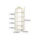 Glam Style Gold Bookshelf Metal Open Shelf Bookcase for Home Clearhalo 'Bookcases' 'furn' 'furn_bookcases' 'Furniture' 'furniture_bookcases' 'Office Furniture' 1200x1200_ccad77f0-8f14-4ab2-a48a-4853f70584bd