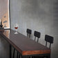 Wood Brown Bistro Accent Dining Table Industrial Rectangle Trestle Pub Table Clearhalo 'Bar Furniture' 'Bar Tables' 'bar_tables' 'furn' 'furn_bar_tables' 'Furniture' 'furniture_bar_tables' 'Kitchen & Dining Furniture' 1200x1200_ccb0e6fa-ef18-4460-b90e-1a6090bebf51