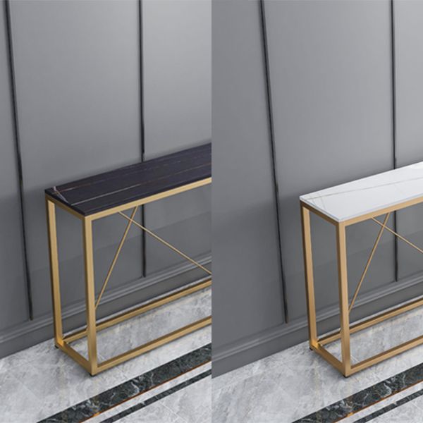 Mesa de finalización de acabado rectángulo contemporáneo de la mesa de la consola de acabado antiguo