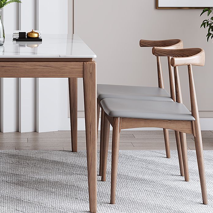 Modern Sintered Stone Standard Dining Set Rectangle Table White Dining Set With 4 Legs Base Clearhalo 'Dining Room Sets' 'Dining Tables & Seating' 'dining_room_set' 'furn' 'furn_dining_room_set' 'Furniture' 'furniture_dining_room_set' 'Kitchen & Dining Furniture' 'kitchen&dining_furn' 'kitchen' 1200x1200_ccb2fcc5-029f-4b4b-bb74-25c5a0b51c75