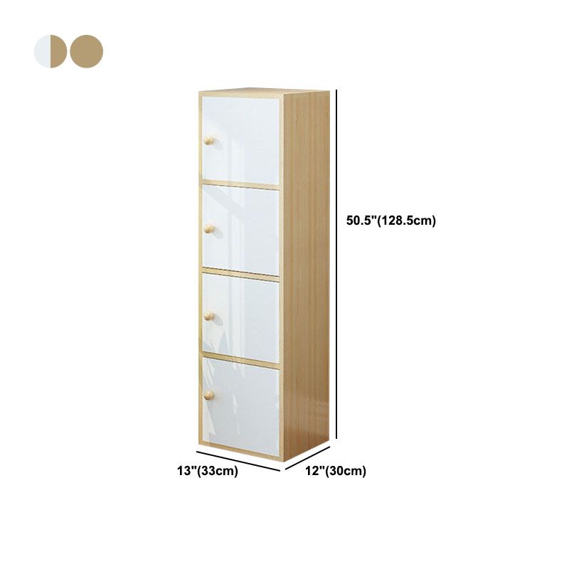 Libreria moderna a back -shelf -legno scaffale per la sala da studio