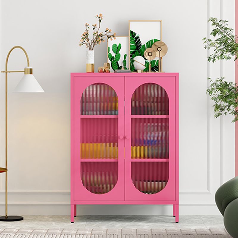 Selteboard a buffet in metallo a buffet in stile glam con armadi