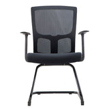 Modern Arms Included Chair Mid-Back Mesh Desk Chair in Black Clearhalo 'furn' 'furn_office_chair' 'Furniture' 'Office Chairs' 'Office Furniture' 'office_chair' 1200x1200_ccb54bd0-d58e-400b-98f3-969f5a19977f