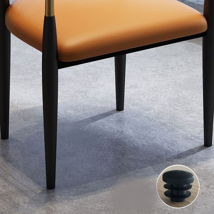 Chaise de cuisine de salle à manger en métal