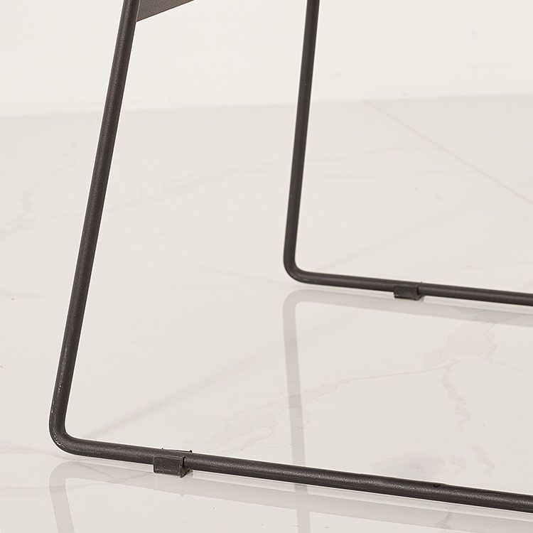 Contemporary Style Dining Chairs Kitchen Armless Side Chairs with Metal Legs (Set of 2) Clearhalo ' kitchen&dining_furn' 'Dining Chairs' 'Dining Tables & Seating' 'dining_chair' 'furn' 'furn_dining_chair' 'Furniture' 'furniture_dining_chair' 'Kitchen & Dining Furniture' 'kitchen' 1200x1200_ccb729f2-57af-4d94-bcdc-58a1e2b44418