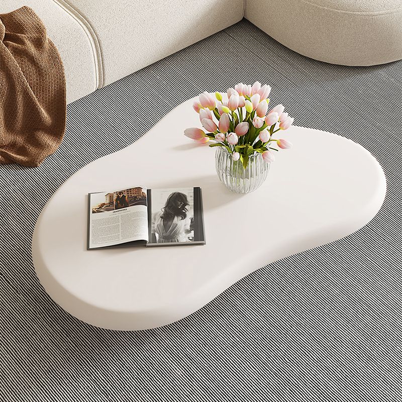 Artificial Wood Coffee or End Table Contemporary 4 Legs Coffee Table in Beige Clearhalo 'Coffee & Accent Tables' 'Coffee Tables' 'coffee_tables' 'furn' 'furn_coffee_tables' 'Furniture' 'Living Room Furniture' 1200x1200_ccbaa061-7260-46ba-8366-09d90f18385d