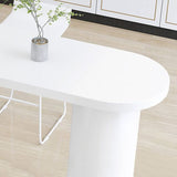 Moderne 1/2/5 Stück Stange Tisch Set Rechteckstange mit hohen Hockern für Zuhause