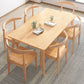 4-foot Rubberwood Solid Wood Simplicity Rectangle Dining Table for Dining Room Clearhalo ' dining_table' 'Dining Tables & Seating' 'Dining Tables' 'furn' 'furn_dining_table' 'Furniture' 'furniture_dining_table' 'Kitchen & Dining Furniture' 'kitchen&dining_furn' 'kitchen' 'kitchen_dining_table' 1200x1200_ccc0512d-5c49-4885-8e23-441630c2625b