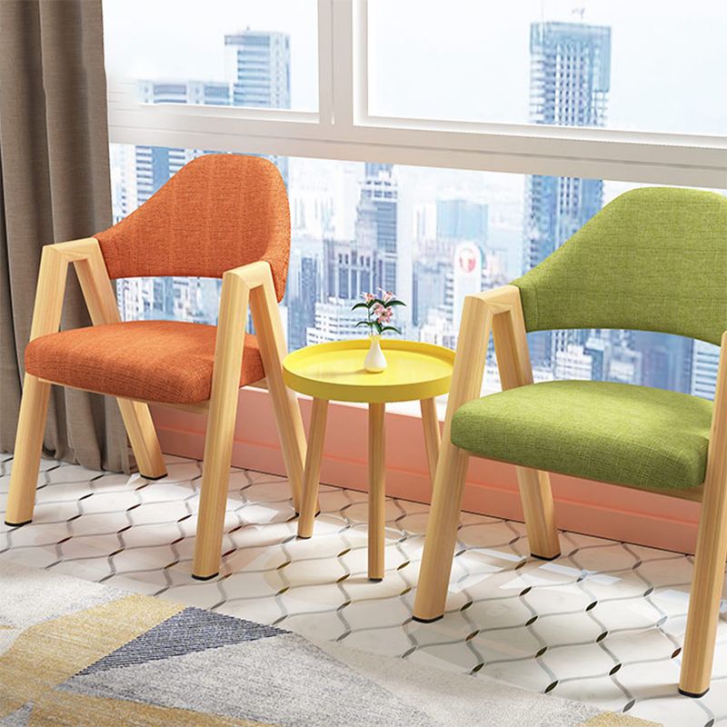 Modern Dining Arm Chairs Upholstered Armchair with Metal Legs (Set of 4) Clearhalo ' kitchen&dining_furn' 'Dining Chairs' 'Dining Tables & Seating' 'dining_chair' 'furn' 'furn_dining_chair' 'Furniture' 'furniture_dining_chair' 'Kitchen & Dining Furniture' 'kitchen' 1200x1200_ccc0d802-f823-4c2b-ae3a-984c0eab67b2