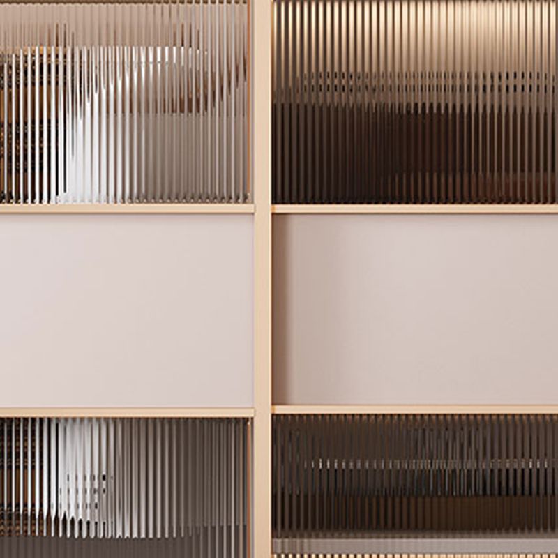 Glijdende garderobe kast met lade hedendaagse garderobe armoire