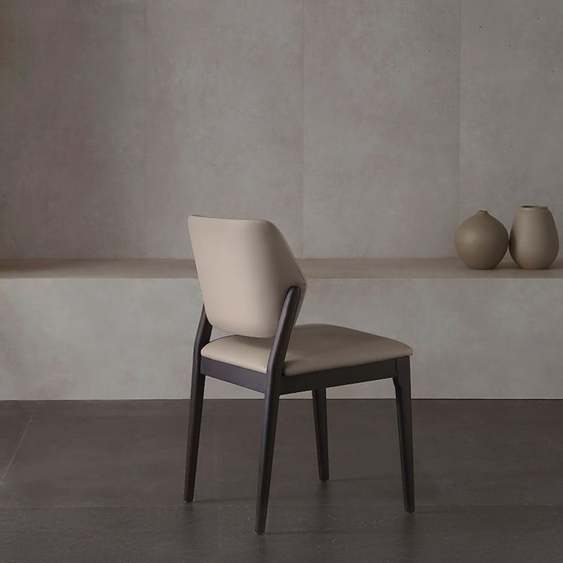 Sedie da pranzo aperte contemporanee sedia da imbottitura interno