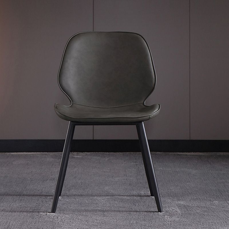 Contemporary Kitchen Dining Side Chair Wingback Armless Chair Clearhalo 'Dining Chairs' 'Dining Tables & Seating' 'dining_chair' 'furn' 'furn_dining_chair' 'Furniture' 'Kitchen & Dining Furniture' 1200x1200_ccc38ad0-4da6-4e82-8f33-4be47a11a2b7