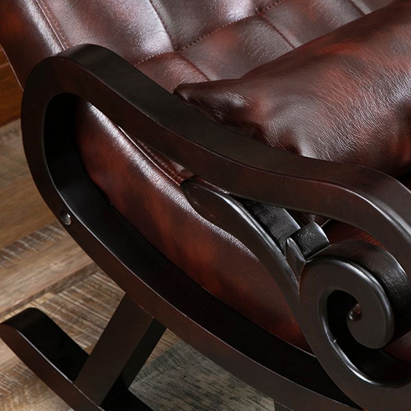 Chaise à bascule de style moderne du milieu du siècle