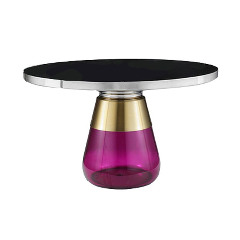 Mesa de acento de acento lateral contemporáneo de 29.53 pulgadas de ancho