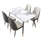 Contemporary Fixed Dining¬†Room¬†Table¬†Set with 4 Legs Base Kitchen Dining Furniture Clearhalo 'Dining Room Sets' 'Dining Tables & Seating' 'dining_room_set' 'furn' 'furn_dining_room_set' 'Furniture' 'furniture_dining_room_set' 'Kitchen & Dining Furniture' 'kitchen&dining_furn' 'kitchen' 1200x1200_ccc7dff0-6e00-4bf8-80a7-b782f8a2be5f