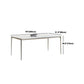 Ensemble de Table à manger moderne en pierre frittée, blanc, 1/2/5/7 pièces, pour usage domestique
