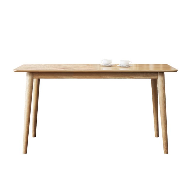 Glam Style Table Wooden Rectangle Table with 4 Legs for Home Use Clearhalo 'Dining Tables & Seating' 'Dining Tables' 'dining_table' 'furn' 'furn_dining_table' 'Furniture' 'Kitchen & Dining Furniture' 1200x1200_ccc98a7c-1e19-4a71-931d-f57a8c6d9f5e