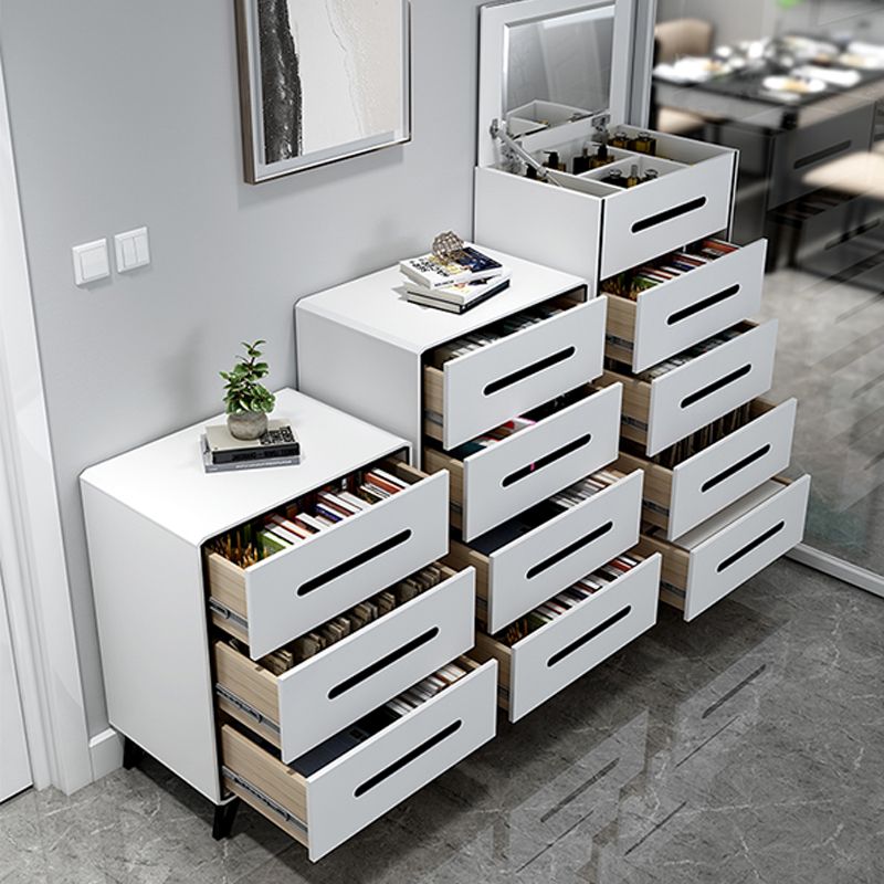 16" W Modern Storage Chest Dresser White Vertical Storage Chest with 3/4/5 Drawers Clearhalo 'Bedroom Furniture' 'Dressers & Chests' 'dressers_chests' 'furn' 'furn_dressers_chests' 'Furniture' 1200x1200_ccc9c84a-e605-4c04-9c7a-530059393a97