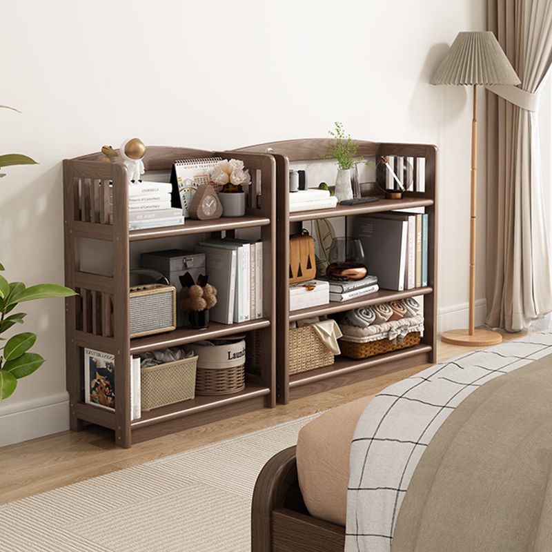 Wood Vertical Bookcase Contemporary Open Back Bookcase for Home Office Clearhalo 'Bookcases' 'furn' 'furn_bookcases' 'Furniture' 'furniture_bookcases' 'kitchen' 'kitchen_bookcases' 'Living Room Furniture' 'Office Furniture' 1200x1200_cccb1d63-246b-4960-82ef-046583cbf797