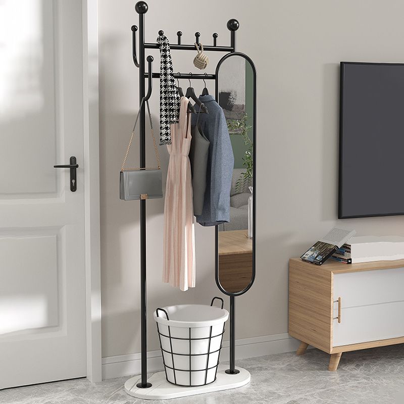Free Standing Hall Stand Glam Metal Hall Stand with Coat Hook Clearhalo 'Entry & Mudroom Furniture' 'furn' 'furn_hall_tree_coat_racks' 'Furniture' 'Hall Trees & Coat Racks' 'hall_tree_coat_racks' 1200x1200_cccc5402-0dc9-4e7c-a950-ae7cfd4e4eea