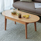 Nordic Solid Wood Cocktail Table with 1 Drawer Oval Coffee Table Clearhalo 'Coffee & Accent Tables' 'Coffee Tables' 'coffee_tables' 'furn' 'furn_coffee_tables' 'Furniture' 'Living Room Furniture' 1200x1200_cccebe8c-c579-4bf9-ad1e-c6e13ac9c64d