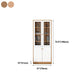 74.5 "H MODERNE BOEKAST WOOD Gesloten Backshelf met deur voor thuiskantoor