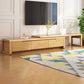 Traditionelle Rubberwood Media Console Matte Finish Holz -TV -Medien stehen mit Schubladen