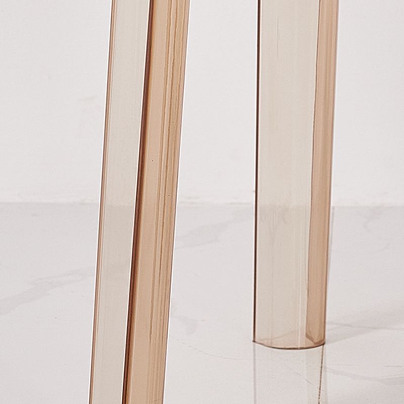 Moderna silla de mostrador cuadrado plástico Taburada de contador interior sin respaldo de plástico