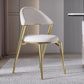 Glam Style Leather Dining Side Chair Open Back Indoor Dining Chair Clearhalo 'Dining Chairs' 'Dining Tables & Seating' 'dining_chair' 'furn' 'furn_dining_chair' 'Furniture' 'furniture_dining_chair' 'Kitchen & Dining Furniture' 1200x1200_ccd5ff9e-428e-4c81-8780-381b4e630b17