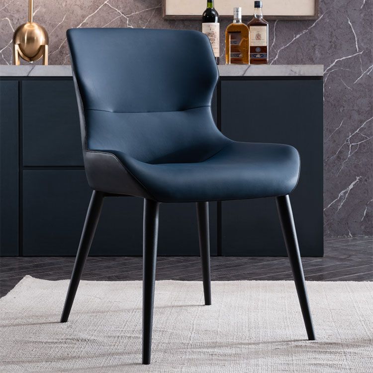 Contemporary Style Metal Chair Wingback Arm Kitchen Dining Room Chairs Clearhalo ' kitchen&dining_furn' 'Dining Chairs' 'Dining Tables & Seating' 'dining_chair' 'furn' 'furn_dining_chair' 'Furniture' 'furniture_dining_chair' 'Kitchen & Dining Furniture' 'kitchen' 1200x1200_ccd6f5dd-9654-4374-b92c-4c906b92145f