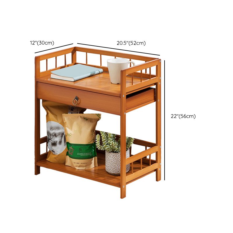 11" Wide Contemporary Corner Table Rectangular Accent Side Table with Storage Clearhalo 'Coffee & Accent Tables' 'End & Side Tables' 'end_side_tables' 'furn' 'furn_end_side_tables' 'Furniture' 'Living Room Furniture' 1200x1200_ccd92931-d0d1-4191-8918-677535b55efd