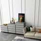 Mobile sideboard del soggiorno in legno moderno moderno server buffet con cassetto