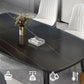 Modern Sintered Stone Top Kitchen Dining Table Rectangle Shape Dining Table with 4 Legs Base Clearhalo ' dining_table' 'Dining Tables & Seating' 'Dining Tables' 'Furniture' 'furniture_dining_table' 'Kitchen & Dining Furniture' 'kitchen&dining_furn' 'kitchen' 'kitchen_dining_table' 1200x1200_ccdd6ec7-19c4-438e-b871-d9bc30880974