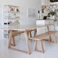 Solid Wood Top Table Traditional Luxury Table with Sled Base Clearhalo 'Dining Tables & Seating' 'Dining Tables' 'dining_table' 'furn' 'furn_dining_table' 'Furniture' 'furniture_dining_table' 'Kitchen & Dining Furniture' 1200x1200_ccdee732-0e60-4ed0-8844-2f098df1899f