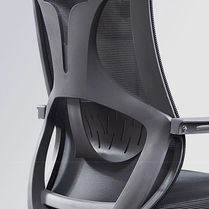 Modern Fixed Arms Office Chair No Distressing Ergonomic Desk Chair without Wheels Clearhalo 'furn' 'furn_office_chair' 'Furniture' 'Office Chairs' 'Office Furniture' 'office_chair' 1200x1200_ccdfca7a-2a2a-4996-bb44-820cd2e4b06b