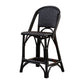 Black Wicker Counter Stools Contemporary Indoor Stools with Wood Frame Clearhalo 'Bar Furniture' 'Bar Stools' 'bar_stools' 'furn' 'furn_bar_stools' 'Furniture' 'Kitchen & Dining Furniture' 1200x1200_cce22ac6-edaf-4a85-a13d-8af46c69d305