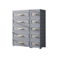 Hinged Wardrobe Cabinet Modern Plastic Storage Cabinet for Home