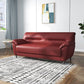 Leather Modern 3-seat Pillow Top Arm Sofa 70.87"/55.12" W Sewn Pillow Back Sofa Clearhalo 'furn' 'furn_sofas' 'Furniture' 'furniture_sofas' 'kitchen' 'kitchen_sofas' 'Living Room Furniture' 'Sofa' 'sofas' 1200x1200_cce6748a-e5b3-4e8a-9b44-0a290c8c2903